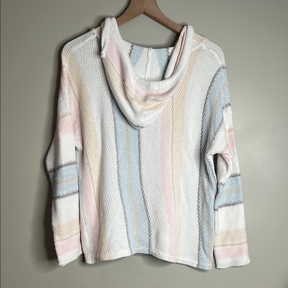 Vintage Havana Striped Knit Hoodie Womens Small - Picture 4 of 5